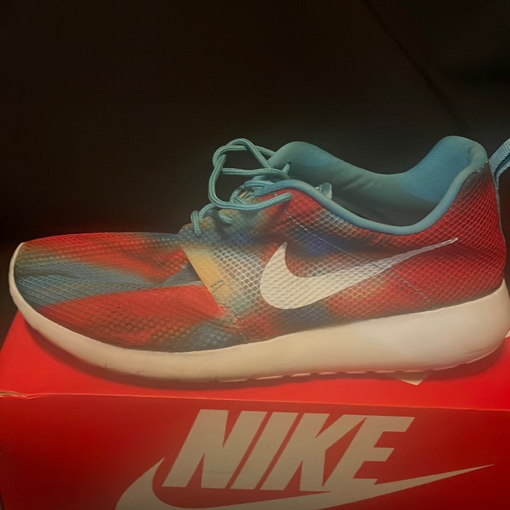 Nike rainbow roche fly knit
